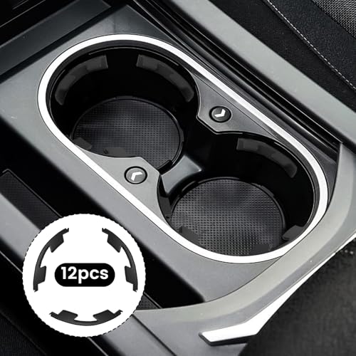 Inserto de silicona para portavasos de auto, 12 piezas miniatura 7