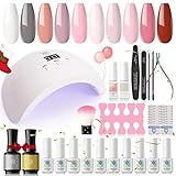 Lámpara de manicura de alta potencia: secador de uñas de alta potencia de 48 W para curar todo tipo de esmalte de uñas de gel. ¡18 luces LED de alta potencia pueden reducir el tiempo de curado a más de la mitad! Puedes crear tu estilo！