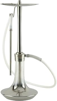 ODUMAN COSMO HOOKAH/SHISHA - SILVER BODY - SILVER GLASS