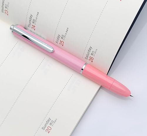 Vista 32 de OASO K016 - Juego de pluma estilográfica retráctil de 0.020 in con 4 cartuchos de tinta azul, escritura suave para estudiantes escolares