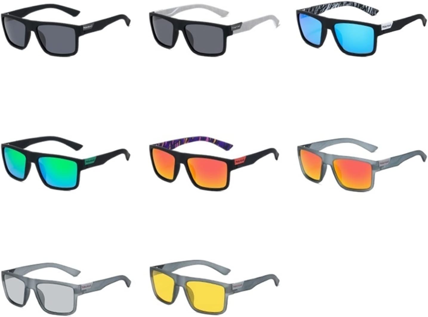 Men's polarized sunglasses design Men's coated glasses Square driving sunglasses UV400