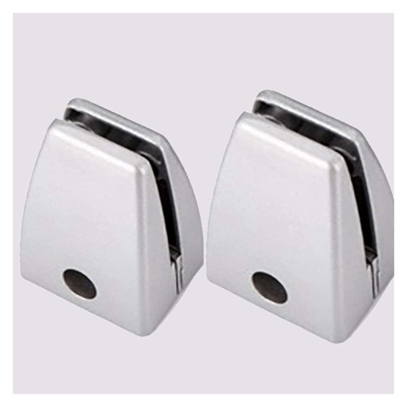 KUCEDXJTE partition bracket, Desktop Aluminum Alloy Screen Clip Office Partition Clip Screen Baffle Clip Wood Clip Glass Fixing Clip,Partition Bracket(Silver,A)