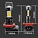 JDM ASTAR Extremely Bright PX Chips H11 H16 LED Fog Light Bulbs, Golden Yellow