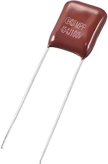 uxcell CBB21 Metallized Polypropylene Film Capacitors 100V 0.4uF for Electric Circuits Energy Saving Lamps Pack of 10