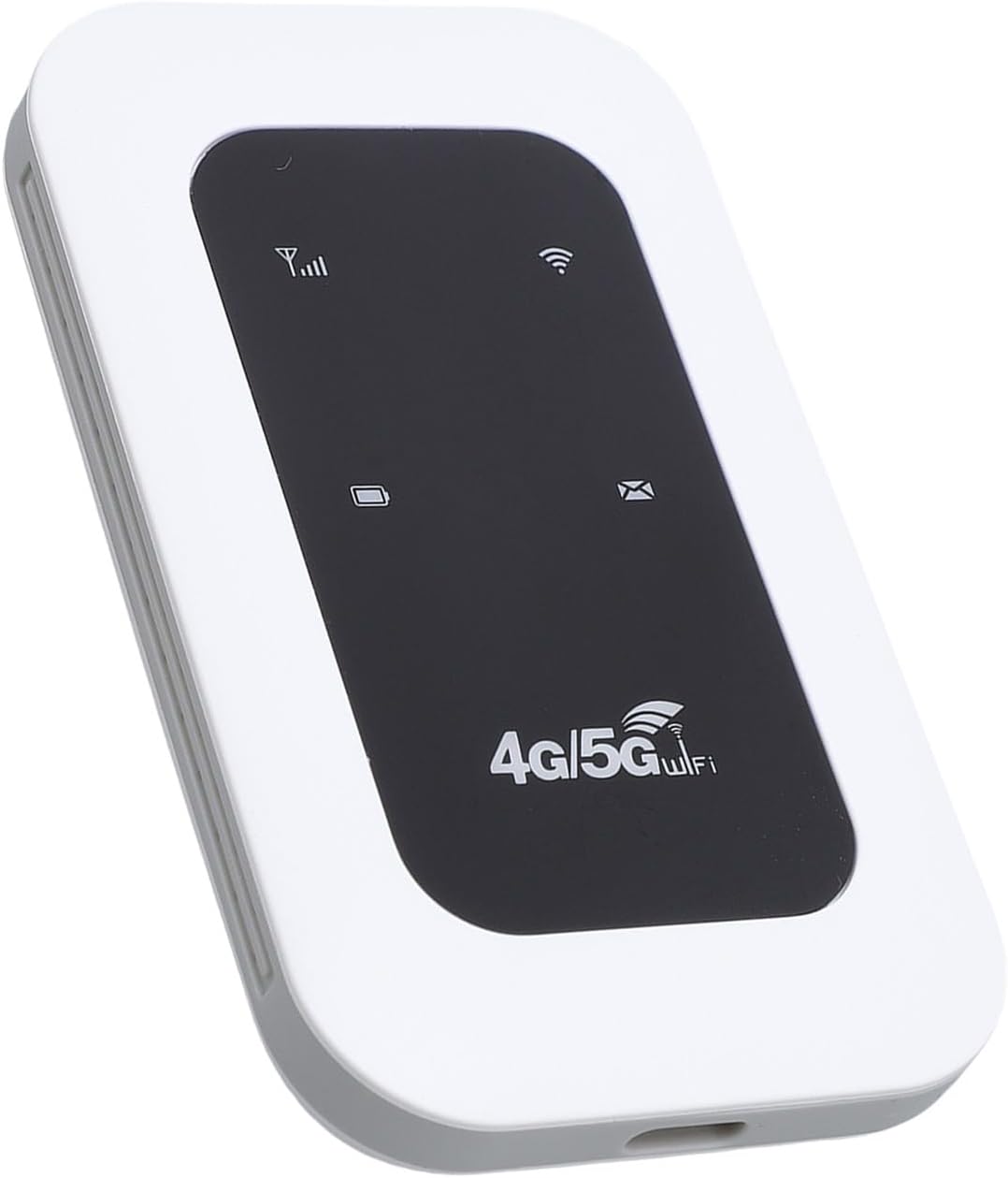 Portable 4G / 5G WiFi Hotspot Router 300Mbps, SIM Card Slot & Unlimited Data for Travel/RV/Camping, Plug & Play, 10 Devices Connected, Global Bands B1 / B3 / B5 / B40