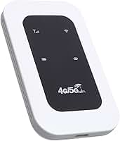 Tangxi Hotspot Móvel Portátil 4G/5G, Roteador Sem Fio Modem 5G Com Slot para Cartão SIM, 300 Mbps de Alta Velocidade, 10 Dispositivos Conectados, Bateria de 2100mAh, Dispositivo Wi -Fi