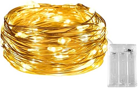 Blue Fairy Lights, Dalugo 30 LED 3m/10ft Battery Powered Blue Lights for Jubilee Decorations Party Bedroom Tent Garden Jars