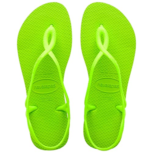 Havaianas - Luna, Sandalias Cómodas, Estilosas y Funcionales, Ajuste Seguro en Tobillo, Tiras Trenzadas y Suela Antideslizante, Mujer