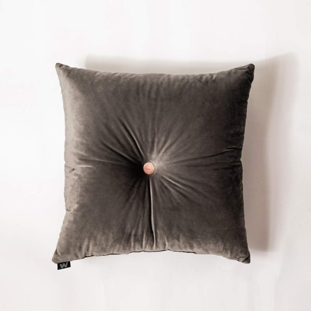 Coussin de siège de luxe épais en velours pour intérieur raffiné
