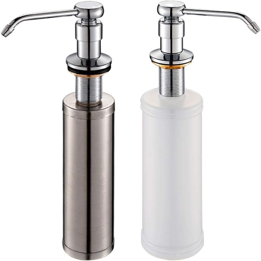 Countertop Soap Dispensers Kitchen Sink Soap Dispenser,304 Stainless Steel Dispenser Pump,soap Pump for Large Capacity 8.4/11.1OZ Soap dispensers (Soap Dispense B)