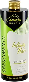 Shampoo Para Crescimento e Fortalecimento dos Cabelos Infinity Hair Sense Brasil 250ml