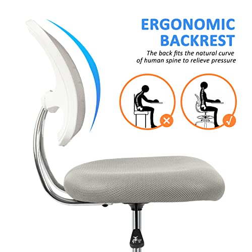 Hylone Ergonomic Office Chairs, Office Drafting Chair, Rolling Stool Chair Armless Standing Desk Chair With Footrest Bar Stools For Home,Office & Bar #TOP4