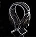 Vivian Acrylic Headphone Display Stand/Over Ear Headphones Holder/Headset Hanger Support (Clear)