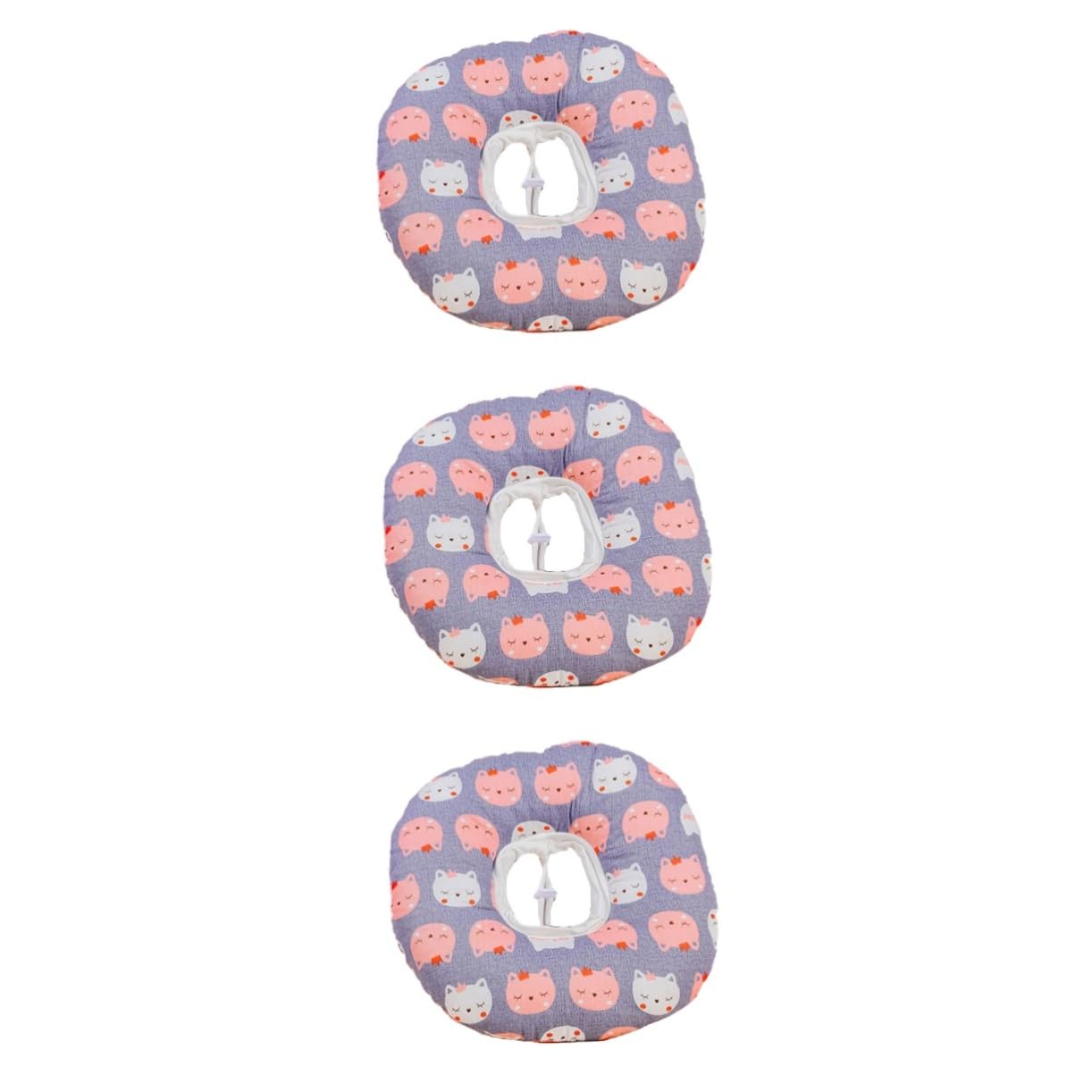 Toddmomy 3piezas Collar Protector De Algodón para Mascotas Cono De para Perros y Gatos Previene Lameduras y Mordeduras Heridas s Patrón Aleatorio