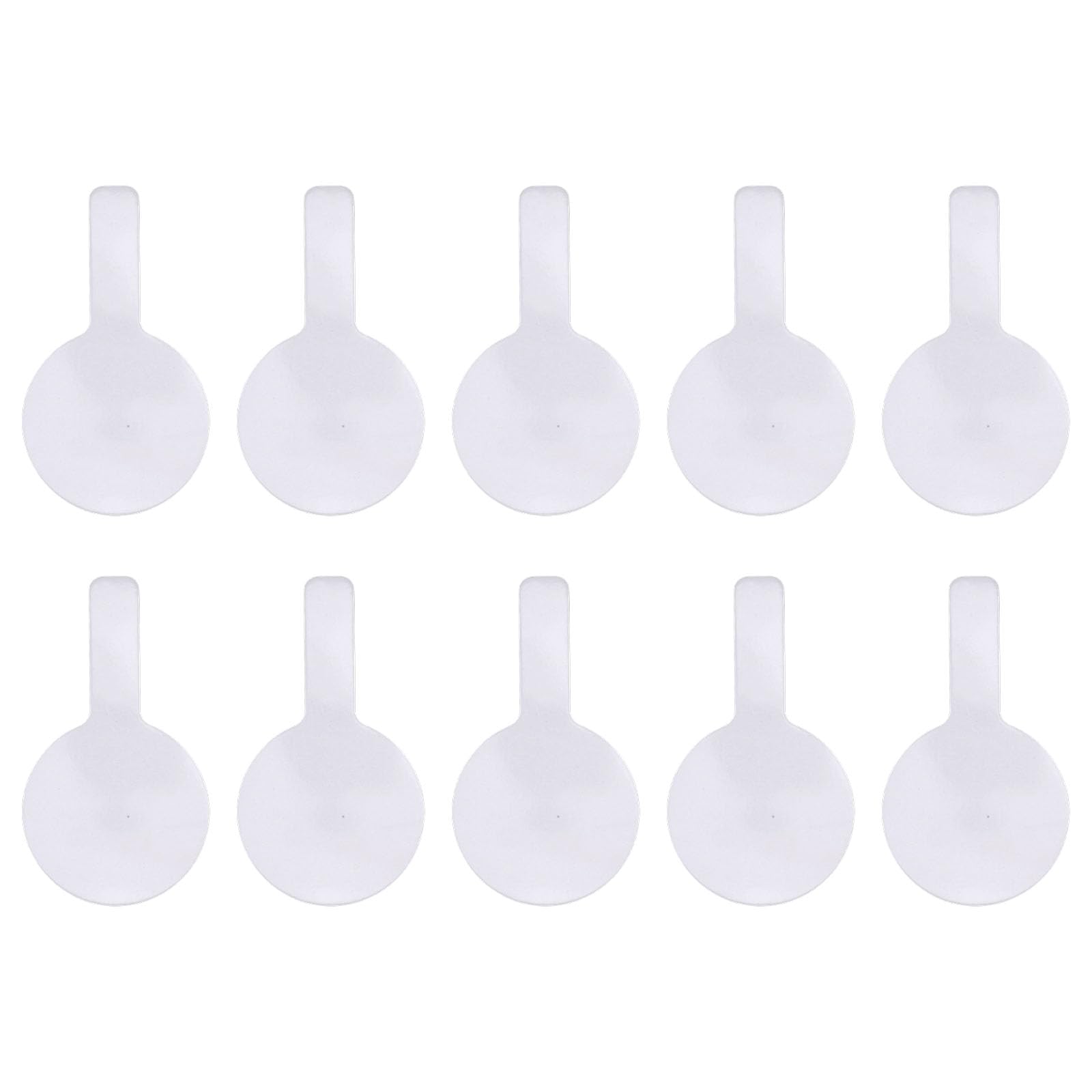 Maxtonser 10Pcs Handheld Answer Paddles Double Side Erasable Paddles Small Paper Whiteboards Sign Auction Paddles for Classroom