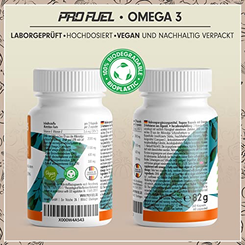 Algenöl-Kapseln Omega-3 vegan 60 Stück