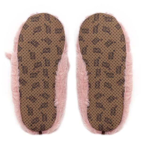 Image of ooohyeah Women's Funny Fuzzy Animal Slippers, Cute Cozy Non-Slip House Slippers for Women, Manatee Splash