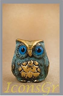 IconsGr Ancient Greek Bronze Museum Statue Replica of Owl (548)