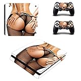Facile d'installation ,Protège votre PS4 Slim et 2 x contrôleurs des rayures, les bosses, et physique à l'usure et aux déchirures