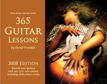 Spiral-bound 365 Guitar Lessons: 2008 Note-A-Day Calendar for Guitar Book