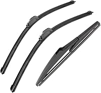 Vista 7 de 3 limpiaparabrisas 21" 19" 12" delanteros y traseros de repuesto para Fortuner AN50 AN60 2004-2015, limpiaparabrisas de equipo original, que cumplen