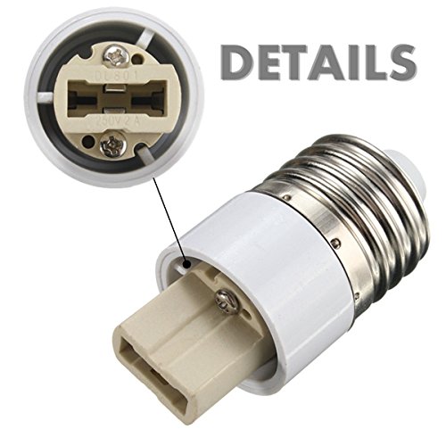 Trade Shop - Adattatore Convertitore Porta Lampade Da G9 A E27 Portalampada Base Attacco Vite - | Leroy Merlin