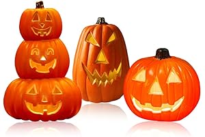 Pack of 3 Halloween Pumpkin Lights