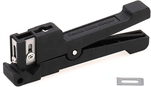 Fiber Optic Tool 45-165 Fiber Loose Tube Transverse Fiber Optic Buffer Tube Coaxial Cable Stripper Coax Stripping Hand Tool