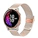 Produktbild YOOSIDE Armband für Garmin Venu Sq 2 / Venu 2 Plus/Vivoactive 5, Edelstahl Masche Metall 20mm Ersatzarmband für Samsung Galaxy Watch 6/ Watch 5/Watch 4 (Roségold)