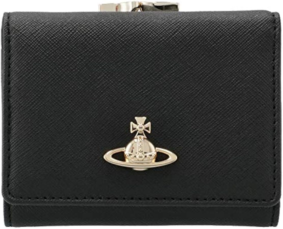 Amazon | [ヴィヴィアンウエストウッド] 財布 がま口 三つ折り EMMA