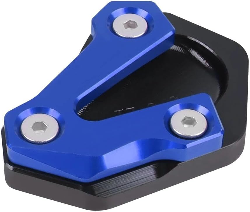 Motorcycle Kickstand Enlarge Plate Foot Side Stand Extension Pad For Yamaha YZF-600 YZF-R6 2006-2016(Blue)