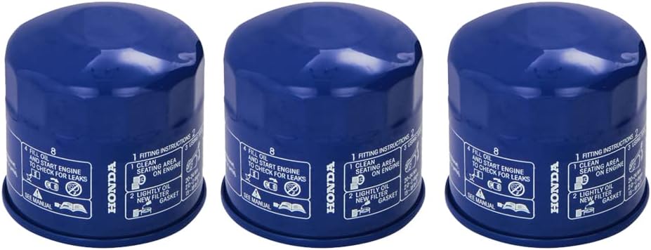 Genuine OEM Set of 3 Engine Oil Filter For Honda S2000 Base CR 2000-2010