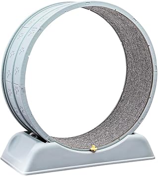 Cat Wheel, Silent Cat Runner, Cat Wheel, Quiet Cat Room Runner, Exercise Boost for Cats, Cat Running Machine, Health Care Cat, Claw Sharpening Function, with Stopper, Large, for Indoor