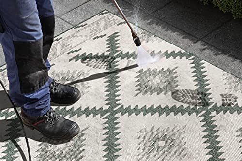 Tapis extérieur Malibu résistant intempéries pour balcon et jardin - 6