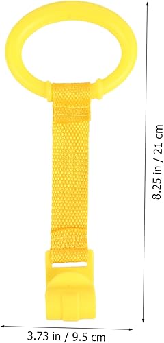 IMIKEYA 4Pcs Pull up Handles for Baby Playpen Sturdy Standing Pull Rings for Infant Walking Training and Activity Center Support