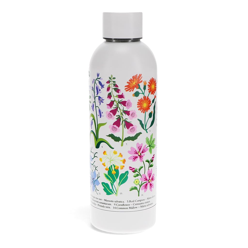 Rex London Stainless steel bottle 500ml - Wild flowers