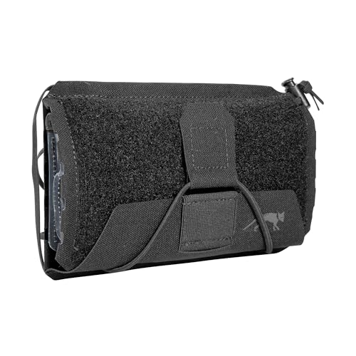 Tasmanian Tiger TT Wrist Office MKII Unterarm-Tasche mit Klarsicht-Fächern und Handy-Tasche; Schwarz