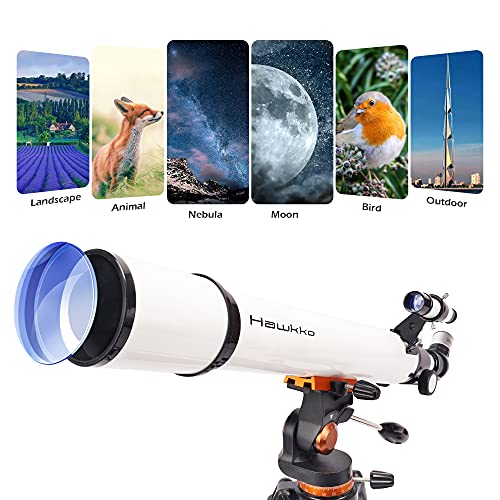 Telescope, Telescopes for Adults Astronomy, 70mm Aperture 700mm, German Technology Scope, Refractor Telescope for Beginners with Finderscope, Tripod, Phone Adapterto Viewing Planets and Stars - Thumbnail 5