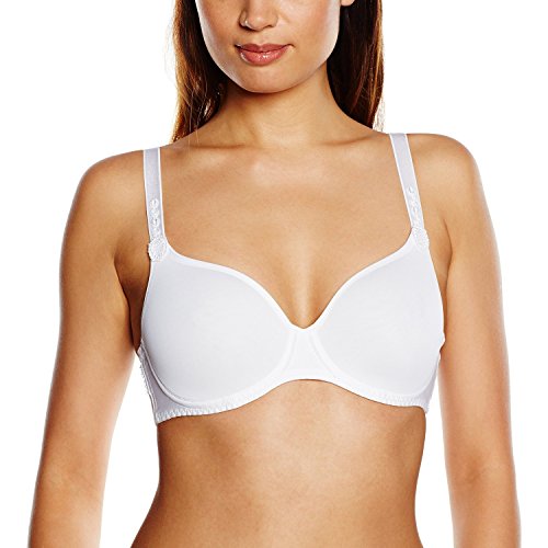 Rosa Faia Women's 5438 Everyday Bra, White, 36B