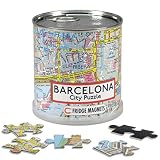 Extra Goods - Puzzle magnético Barcelona enlatado, 100 Piezas, 26 x 35 cm (Mapiberia 89600) (Puzzle - Divers)