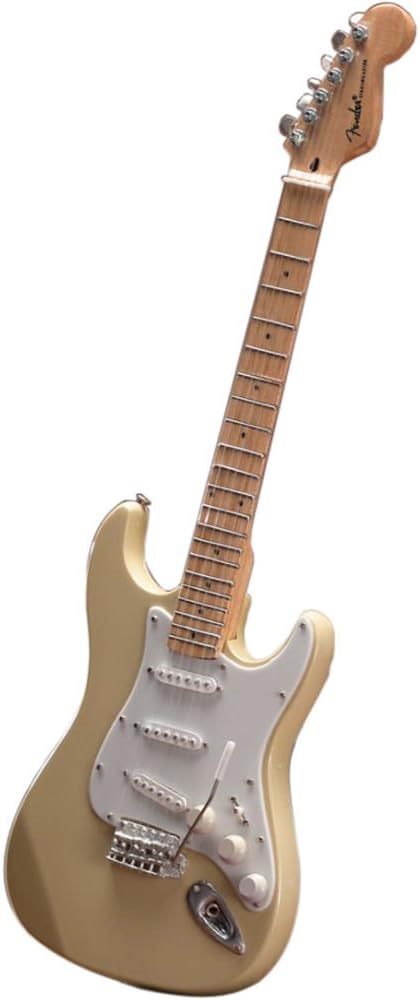 Axe Heaven FS-013 Fender Strat Cream Finish Miniature Guitar Replica