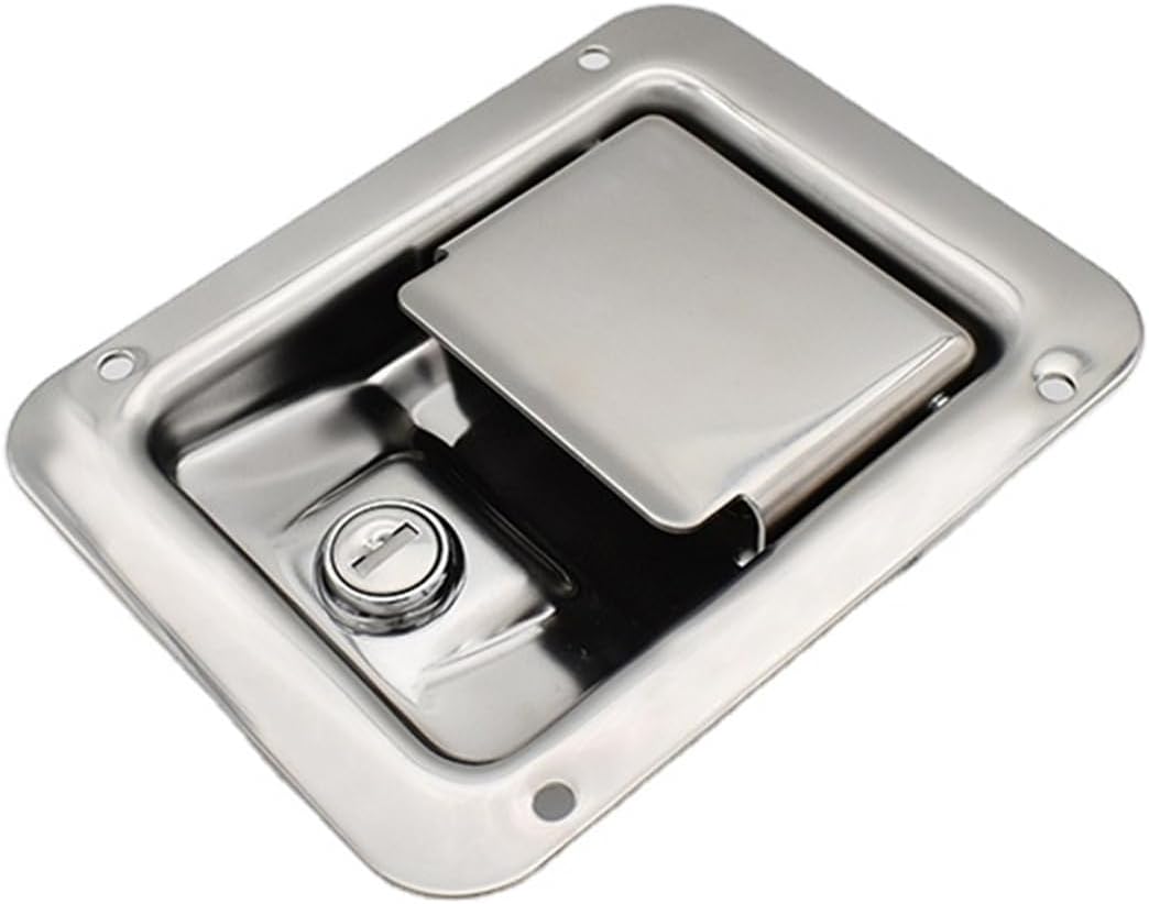 304 Stainless Steel Recreational Vehicle Cinet Lock RV Truck Tool Box Electrical Panel 1Pcs