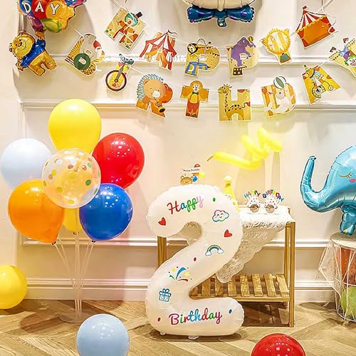 Image of JOYYPOP 10 Sets Balloon Stand Kit, Balloon Sticks with Base Party Supplies Birthday Graduation Party Decorations Wedding
