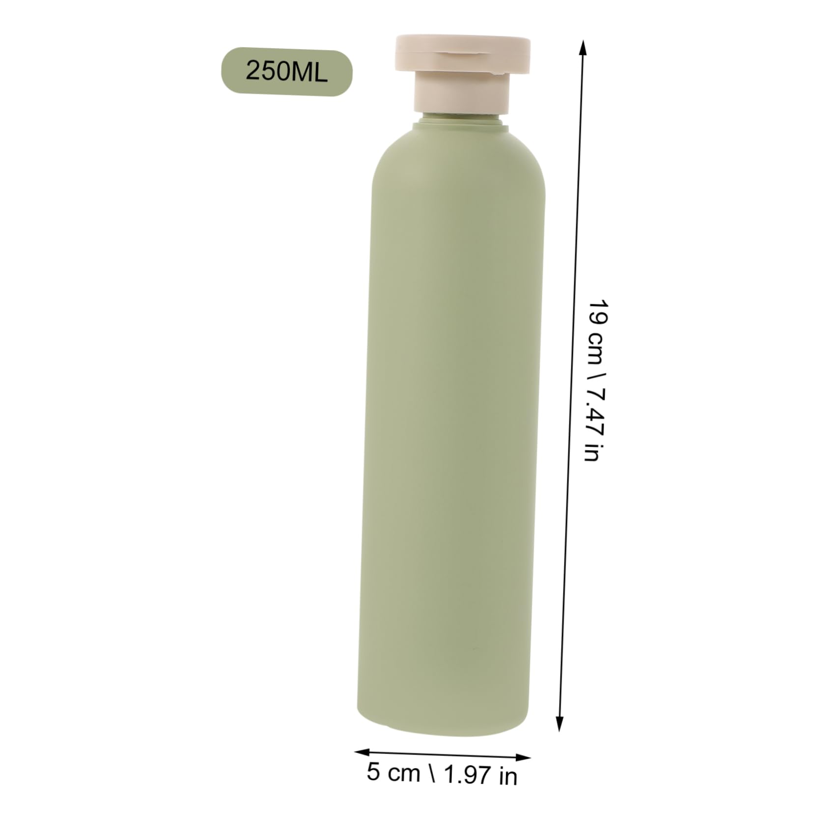 BESTYASH 2 Set Bottiglie Ricaricabili Con Flip Per Lozioni E Shampoo Bottiglie Vuote Viaggio Per Casa E Hotel 5 Pezzi*2