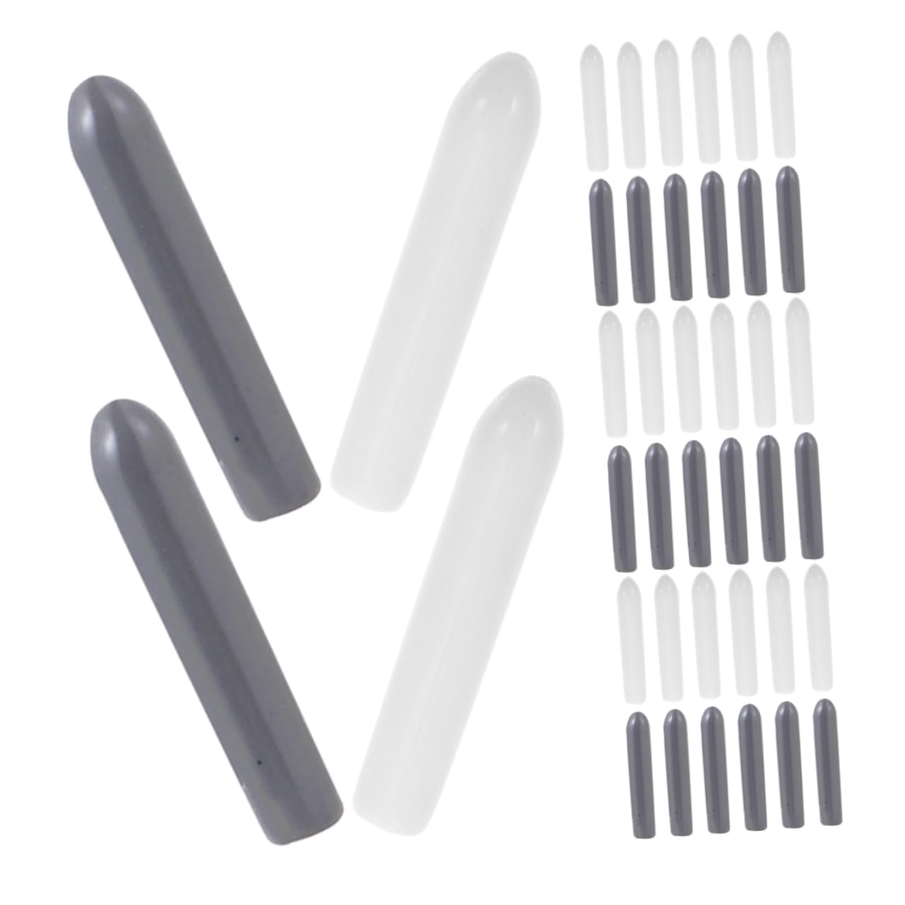 ARTIBETTER 200Pcs Dishwasher Rack Caps Durable PVC Tine Tip Protectors for Dishwasher Repair Easy Installation Scratch Grey Off Covers for Damaged Prongs