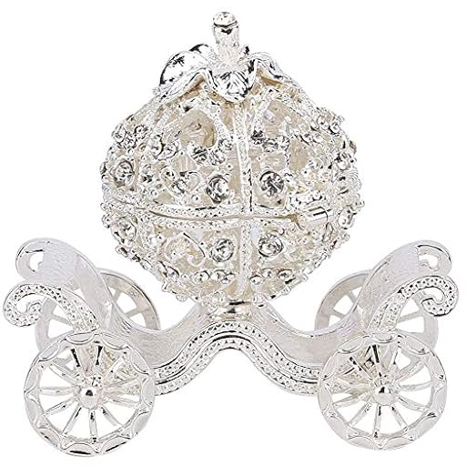 Hztyyier Rhinestone Crystal Pumpkin Carriage Trinket Box, Joyero Diamante Regalo Coleccionable Estatuilla Decorativa Exhibidor de joyas Organizador | Ya disponible en tu tienda friki favorita! En mundofriki.es! Hztyyier Rhinestone Crystal Pumpkin Carriage Trinket Box, Joyero Diamante Regalo Coleccionable Estatuilla Decorativa Exhibidor de joyas Organizador | Ya disponible en tu tienda friki favorita! En mundofriki.es!