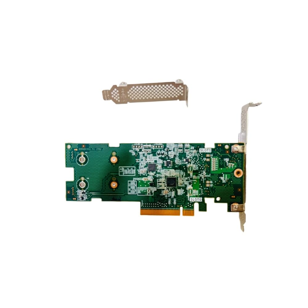 Carte adaptateur PCIE X8 vers M.2 SATA BOSS-S1 compatible avec Dell PowerEdge R240 R340 R440 R640 R740 R740xd T150 R250 R350 R450 R750 R7515 R7525 Boot Optimim Stockage ZED