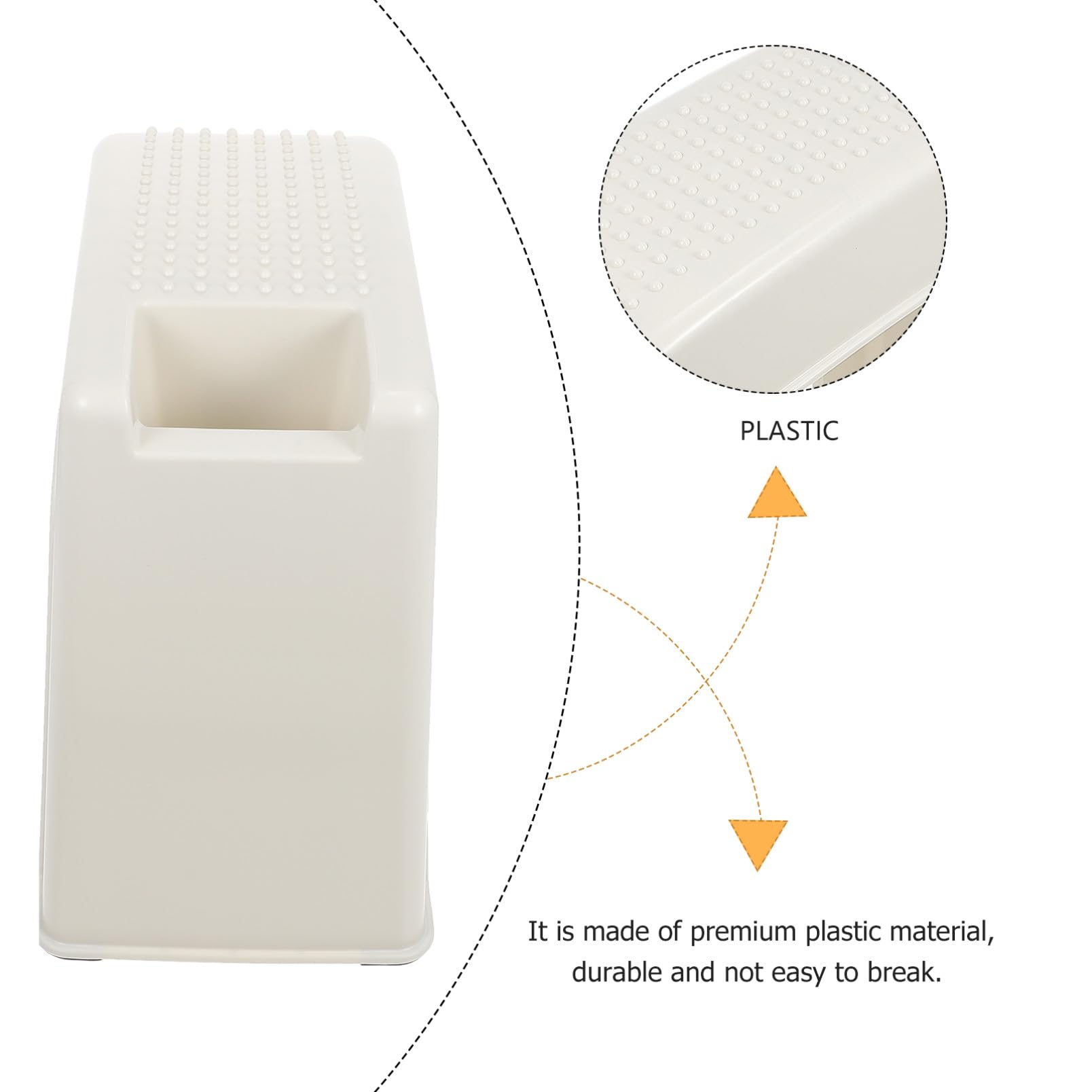 POPETPOP 1pezzi Sgabello Per Pedicure in Plastica Poggiapiedi Antiscivolo Per Bagno Supporto Pratico Per Nail Art Adatto Per Uso Domestico e Salone Estetico