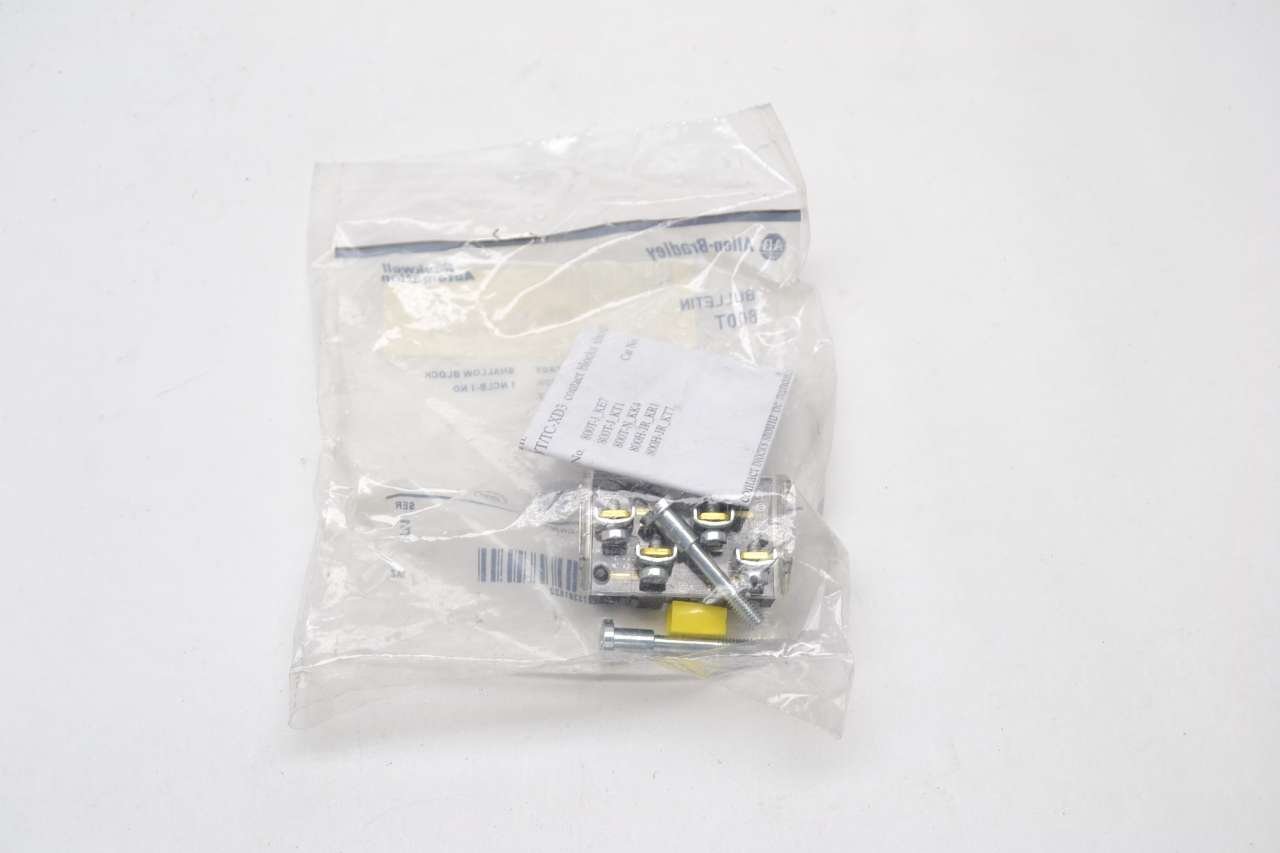 Allen-Bradley 800T-XA1 Shallow Block, 1-NC (Late Break), 1-NO