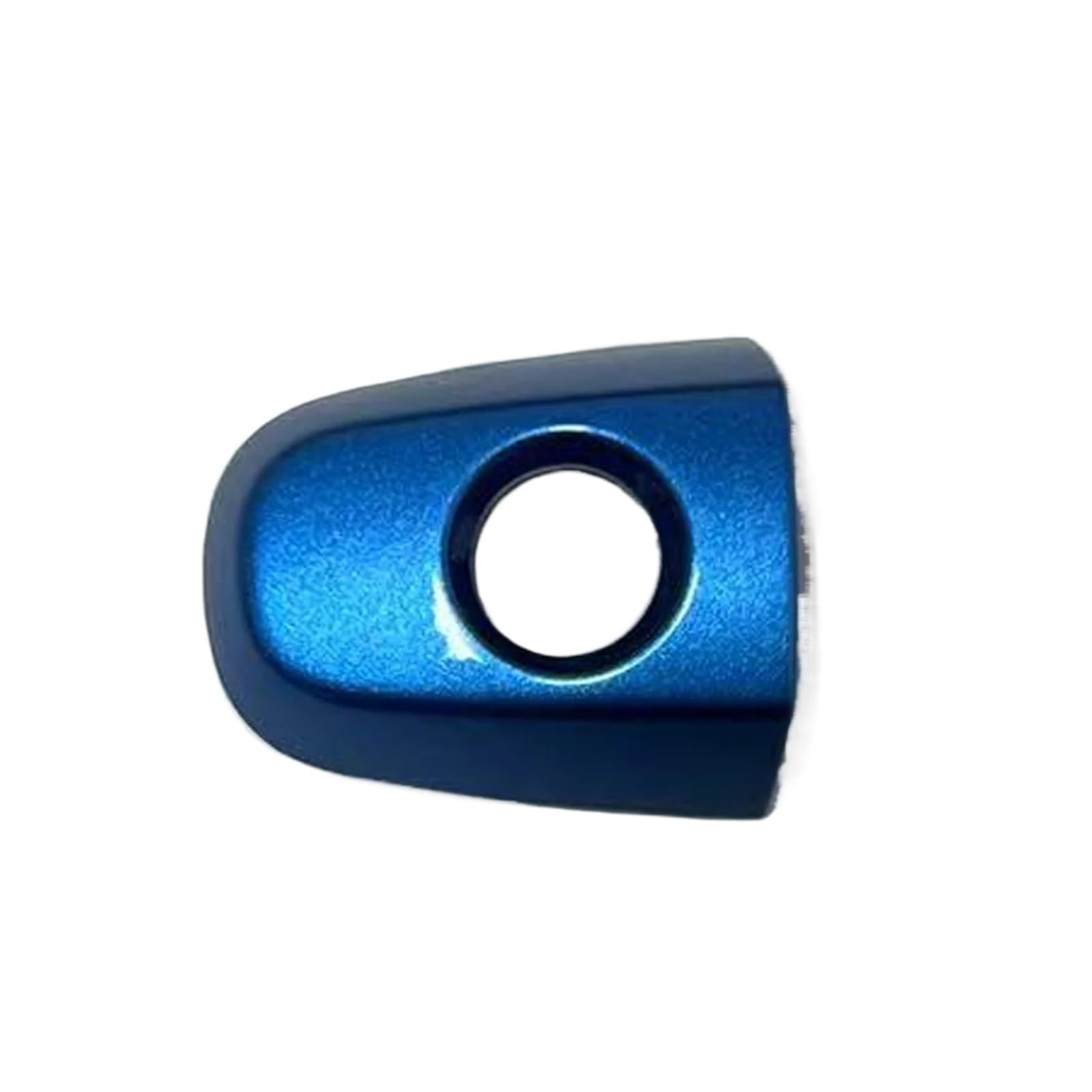 Nokrgqw Blue Cover Hole Left Handle Passenger Car Exterior Door Handle White For Toyota For Yaris 2007-2011 For Corolla For Prius Solara Pontiac Vibe For Camry 2004-2008(Blue Cover Hole)